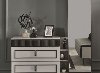 Bedroom set 2-piece dresser with mirror modern luxury design furniture new